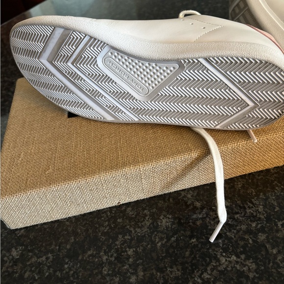 Tory Burch White and Pink Sneakers - Picture 9 of 13